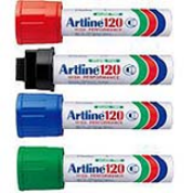 EK-120 - EK-120<br>"Extra Wide"<br>Permanent Markers<br>20.0mm Chisel Tip