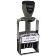 M40 - M40<br>ClassiX Self-Inking<br>Steel Date Stamp<br>15/16" x 1-9/16"