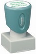 N56 - N56<br>Xstamper Pre-Inked<br>Square Inspection Stamp<br>(Short Handle)<br>15/16" x 15/16" 