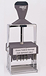 M44 - M44<br>ClassiX Self-Inking<br>Steel Date Stamp<br>1-13/16" x 2-5/8"