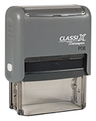 P08 - ClassiX Self-Inking Message Stamp<br>5/8" x 1-7/8"