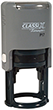 P17 - P17 - Self-Inking Round Stamp<br>1-1/8" Diameter