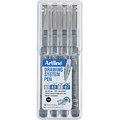 00291 - Drawing System Pens 4PK
0.1mm, 0.3mm, 0.5mm, 0.7mm
EK-230