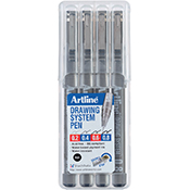 00292 - Drawing System Pens 4PK
0.2mm, 0.4mm, 0.6mm, 0.8mm
EK-230