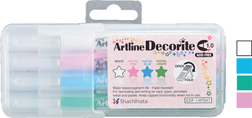 SHACHIHATA Artline Supreme Metallic Marker - 1.0 mm - Metallic Pink