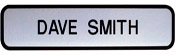 GN30 - Designer Wall & Door Sign - (BLACK) Frame<br>2" x 8" 