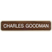 G36 - G36 - Designer Wall & Door Sign - (ALMOND) Frame<br>2" x 10"