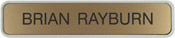 G37 - Designer Wall & Door Sign - (GRAY) Frame<br>2" x 10" 