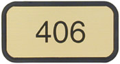 G42 - Designer Wall & Door Sign - (GRAY) Frame<br>2" x 4"