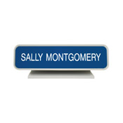 K22 - K22 - Designer Desk Sign (GRAY) Frame<br>2" x 8"