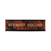 K32 - K32 - Standard Aluminum Desk Sign - (BLACK) Frame<br>2" x 8"