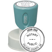 N53-Arkansas Notary<br>Round Stamp<br>1-9/16" Diameter