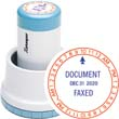 N78-132 - N78-132 - XpeDater Round Rotary Date & Time Stamp<br>1-3/16" Diameter