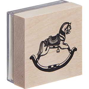 05825<br>Rocking Horse | Medium<br>1-15/16" x 1-15/16"<br>Colour Palette STAMPER