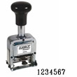 40242 - Number Stamp Size: 1 / 7-Band
Metal Self-Inking Automatic 