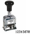 40244 - Number Stamp Size: 1 / 8-Band
Metal Self-Inking Automatic
