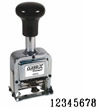 40244 - Number Stamp Size: 1 / 8-Band
Metal Self-Inking Automatic